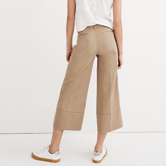 Madewell Pants - Madewell Langford Khaki Crop Pants